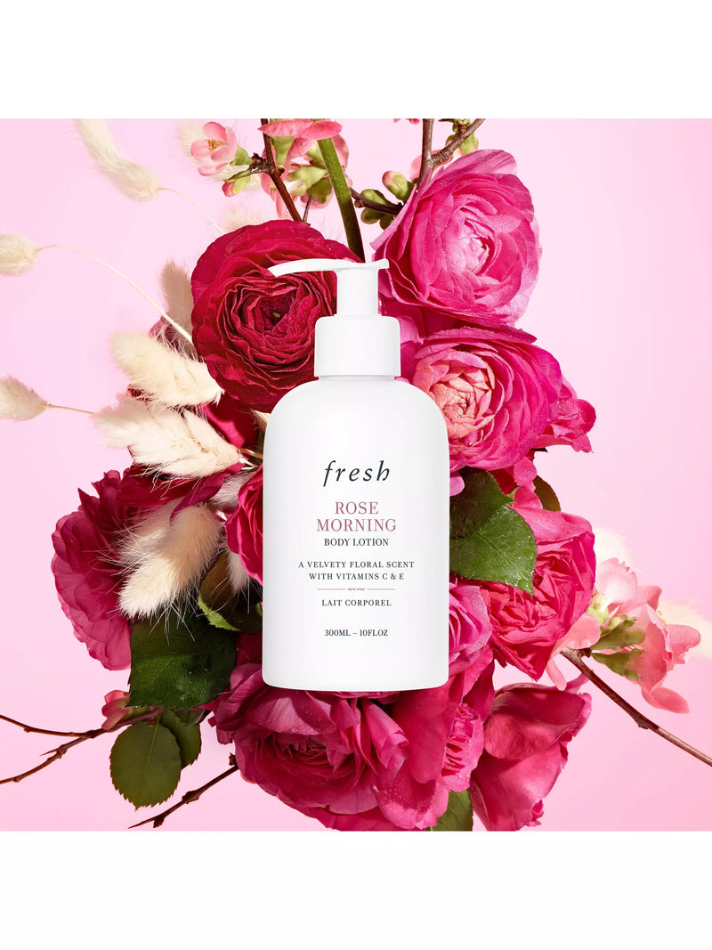 Fresh body lotion Rose Morning 300ml, imported from the UK