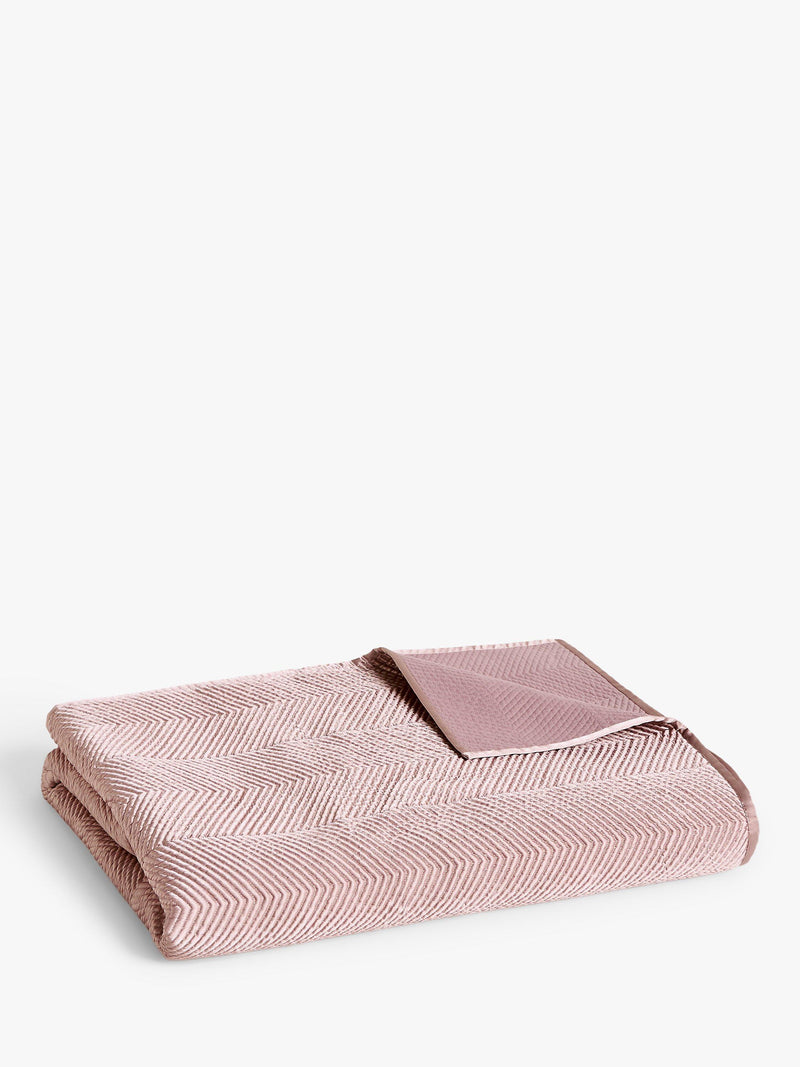 John Lewis Linear Quilted Bedspread 220 x 220cm, imported from the UK