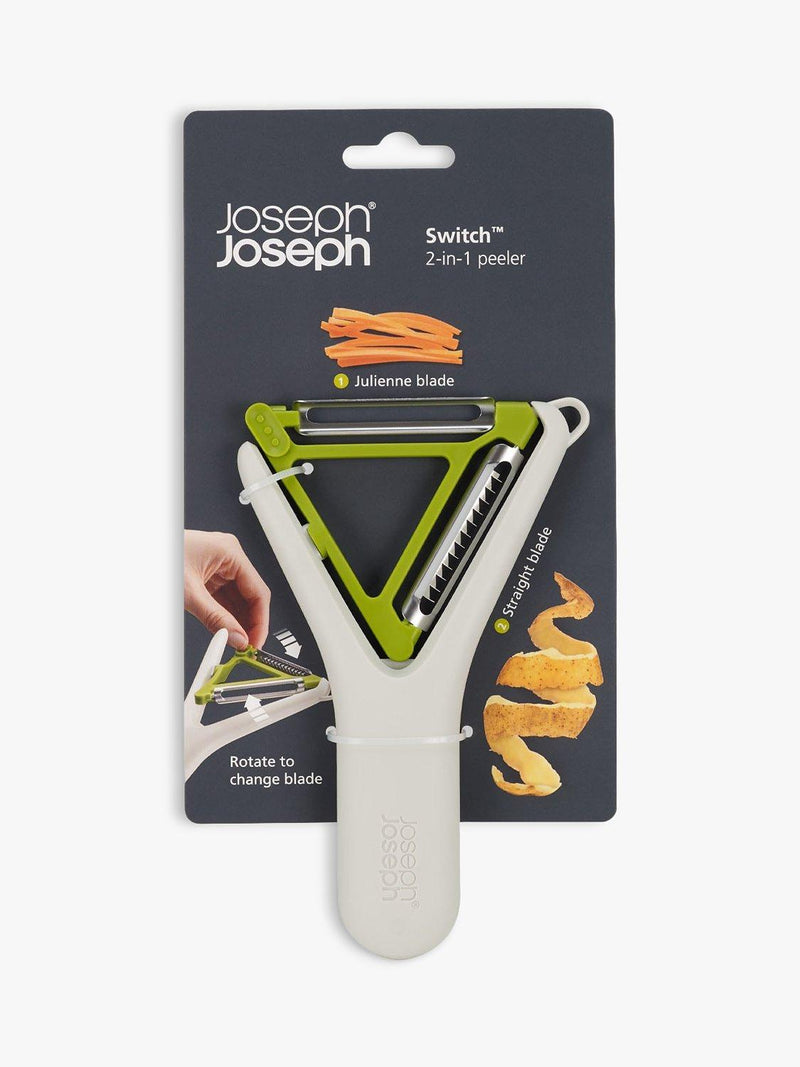 Joseph Joseph 2-in-1 peeler with straight and julienne blades, UK version