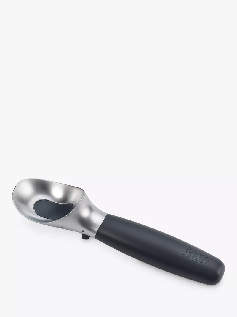 Joseph Joseph ice cream scoop with weighted handle and lever release, UK version