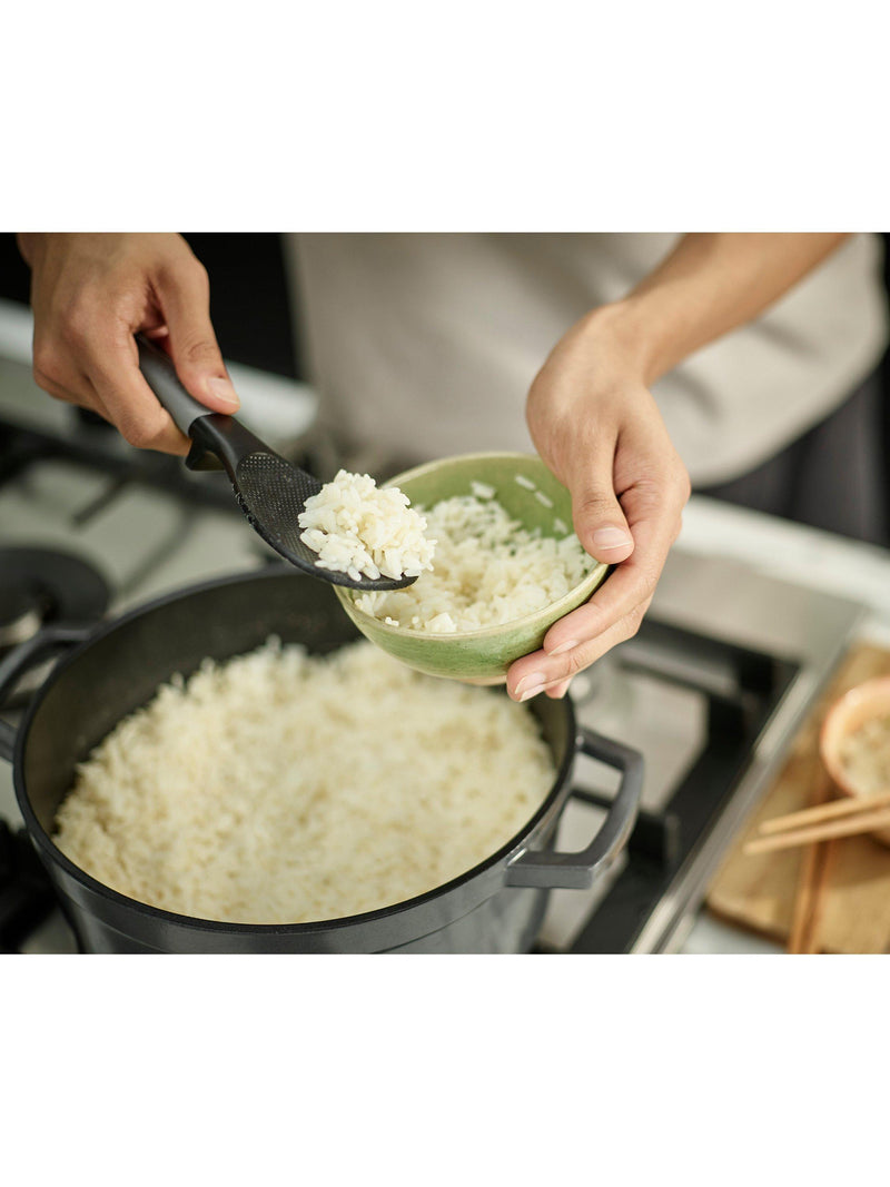 Joseph Joseph Elevate Fusion Rice Spoon Black Slate, imported from the UK