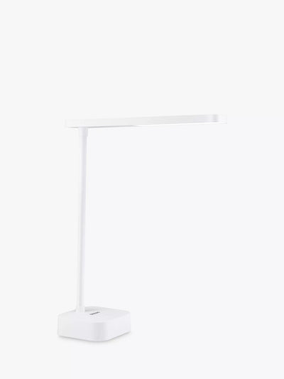 John Lewis Philips Tilpa Portable LED Desk Lamp, White- Buy online at McGrocer