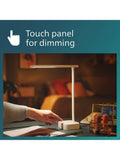 Philips Tilpa portable LED desk lamp, white - British product