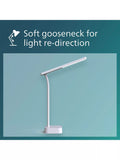Philips Tilpa portable LED desk lamp, white - British product