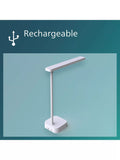 Philips Tilpa portable LED desk lamp, white - British product