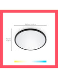 WiZ Smart LED SuperSlim Ceiling Light 43cm, imported from the UK