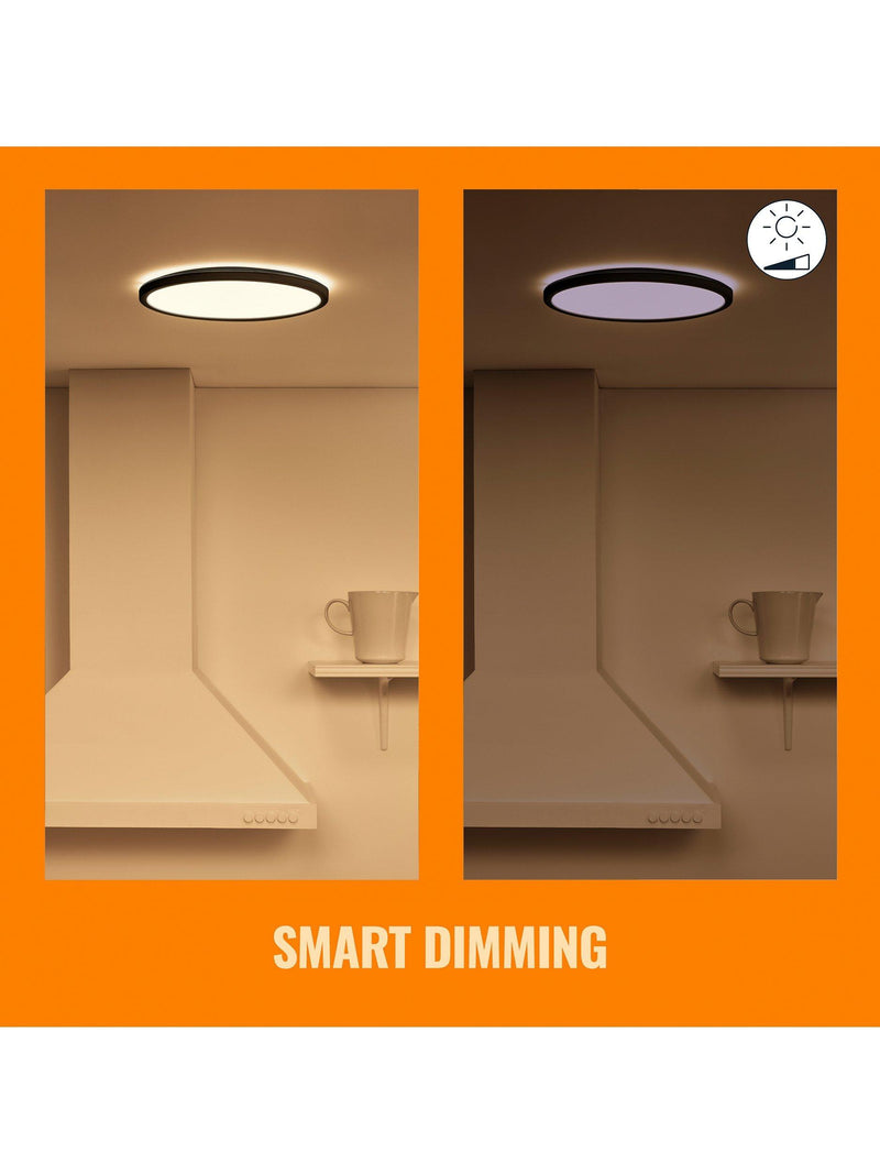 WiZ Smart LED SuperSlim Ceiling Light 43cm, imported from the UK