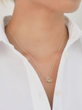 Lauren Ralph Lauren faux pearl pendant necklace 40.5cm gold toned, UK version