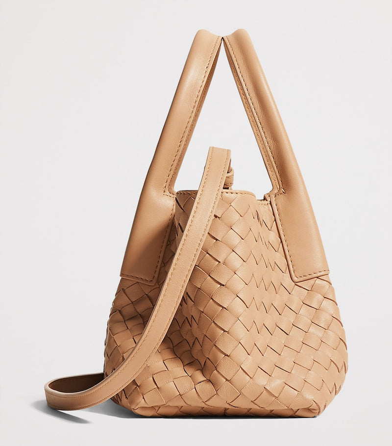 Bottega Veneta small Intrecciato Pinacoteca tote bag, imported from the UK