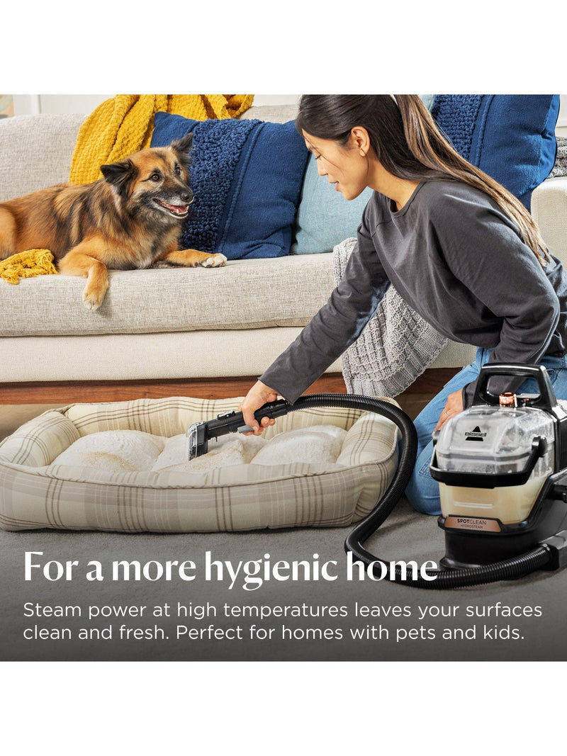 BISSELL SpotClean Hydrosteam steam spot cleaner black copper (British brand)