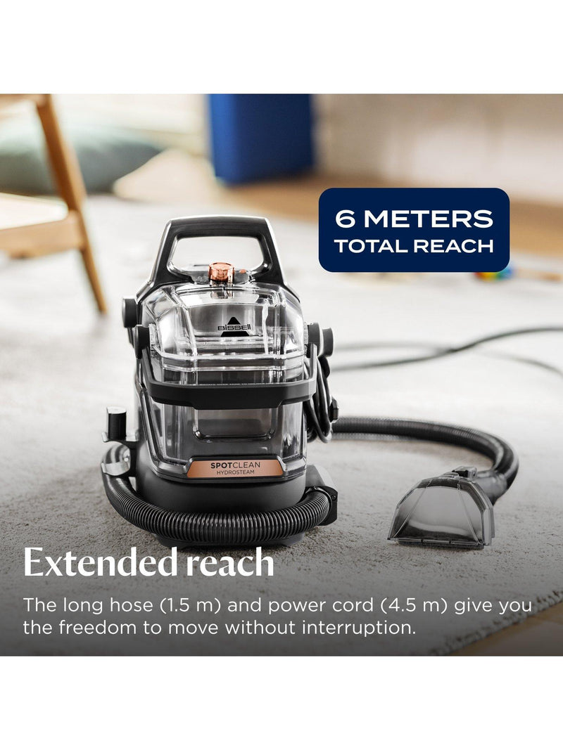 BISSELL SpotClean Hydrosteam steam spot cleaner black copper (British brand)