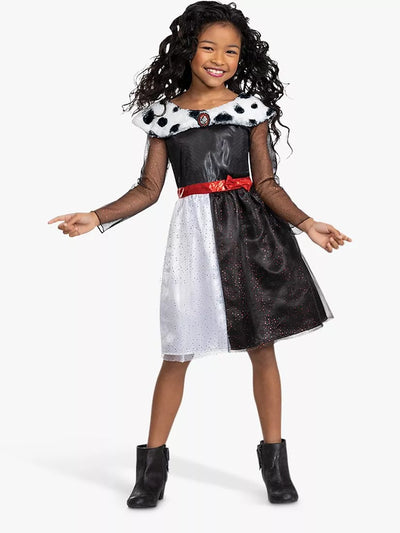 John Lewis Disney Princess Cruella Classic Children's Dress Costume- Buy online at McGrocer