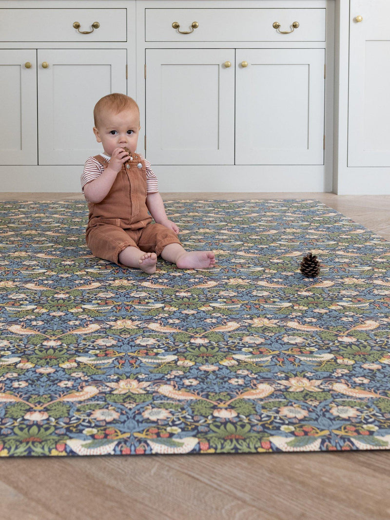Totter and Tumble reversible playmat Strawberry Thief Willow Boughs (British brand)