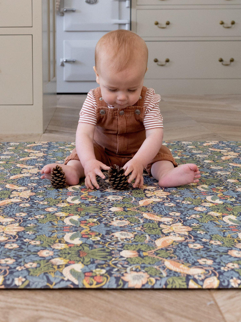 Totter and Tumble reversible playmat Strawberry Thief Willow Boughs (British brand)