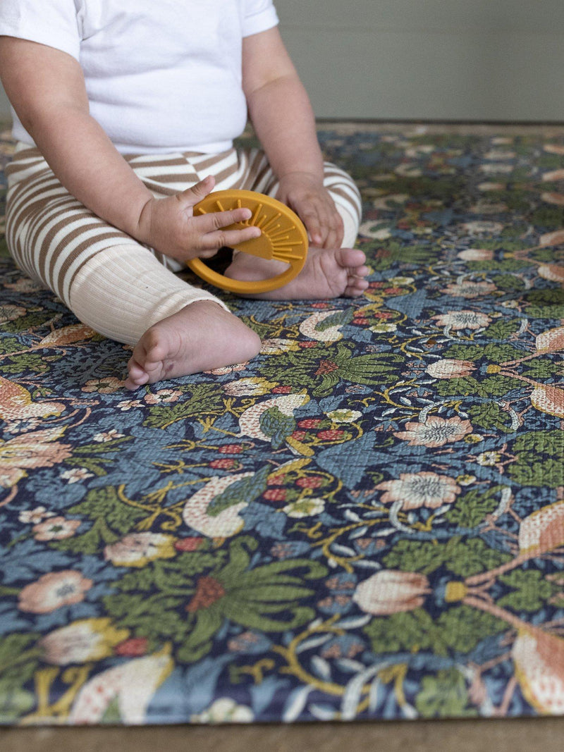 Totter + Tumble reversible playmat Morris & Co design - British product