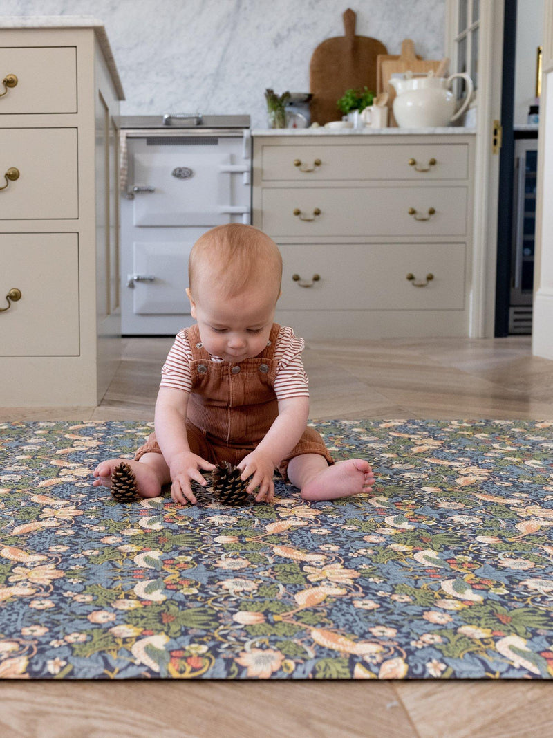 Totter + Tumble reversible playmat Morris & Co design - British product