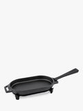 Ooni cast iron sizzler pan with trivet, imported from the UK