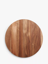 John Lewis John Lewis Acacia Wood Round Placemat Natural- Buy online at McGrocer