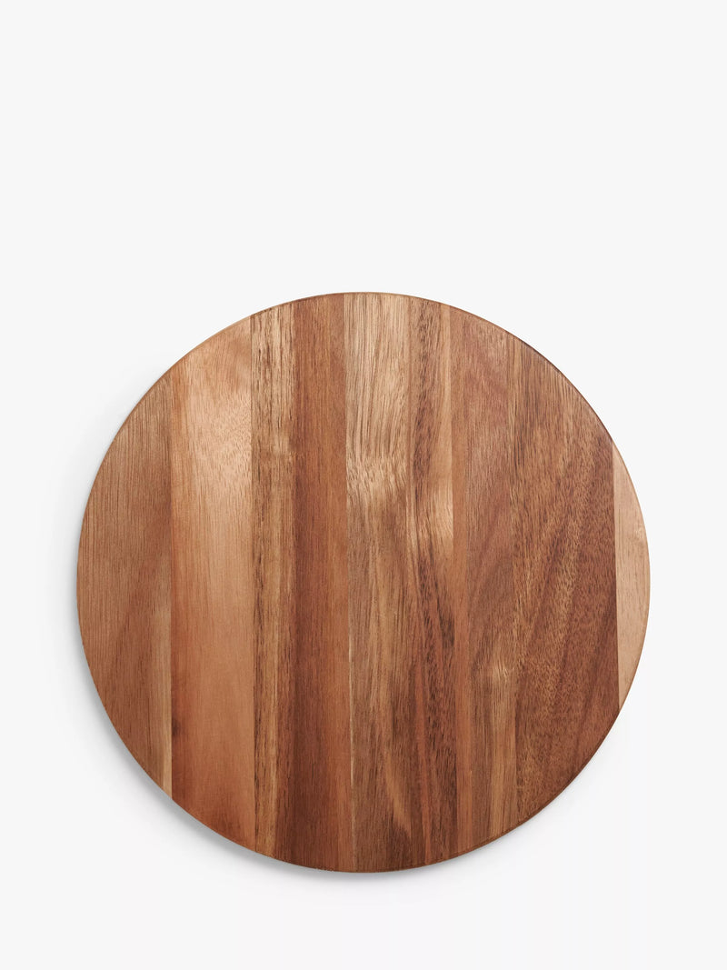 John Lewis acacia wood placemat 30cm round - British product