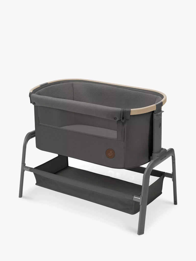 Maxi-Cosi adjustable bedside crib with mesh window, imported from the UK