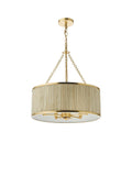 Där five arm pendant ceiling light in gold (British brand)