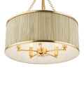 Där five arm pendant ceiling light in gold (British brand)