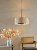 Där five arm pendant ceiling light in gold (British brand)
