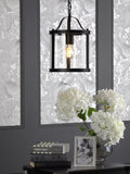 Laura Ashley pendant ceiling light black (British brand)