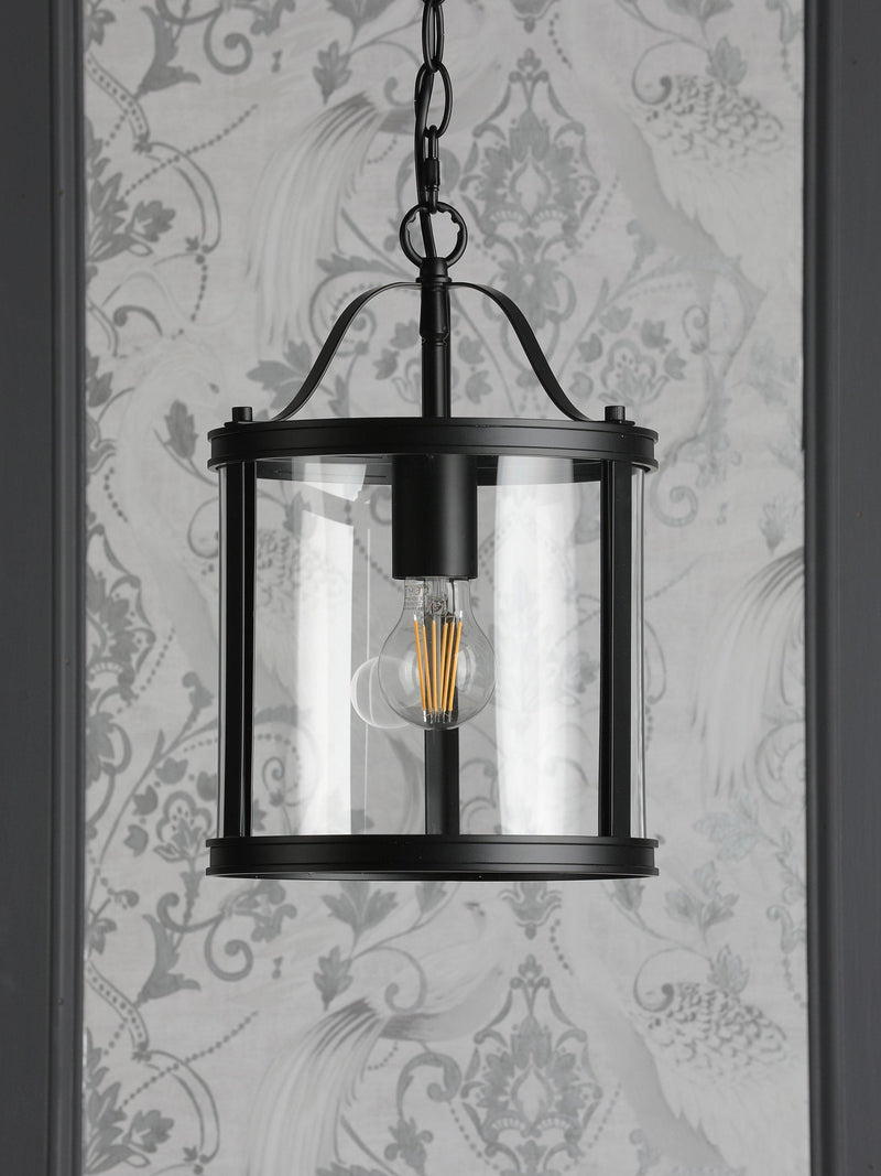 Laura Ashley pendant ceiling light black (British brand)