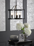 Laura Ashley Harrington pendant ceiling light black, imported from the UK