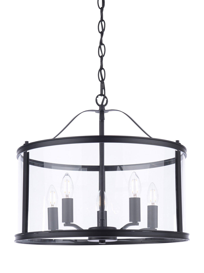 Laura Ashley pendant ceiling light black 5 arm - British product