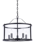 Laura Ashley pendant ceiling light black 5 arm - British product