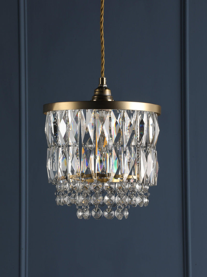 Laura Ashley crystal ceiling shade clear 20.5cm (British brand)