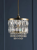 Laura Ashley crystal ceiling shade clear 20.5cm (British brand)