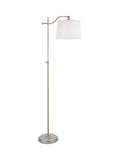 Laura Ashley gold task floor lamp with pleated shade, imported from the UK