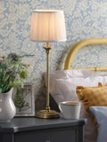 Laura Ashley Hemsley touch table lamp brass, imported from the UK