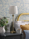 Laura Ashley Hemsley touch table lamp brass, imported from the UK