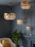 Laura Ashley Rhosill table lamp with crystal droplets, imported from the UK