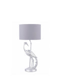 Laura Ashley Tregaron stalk table lamp silver, UK version