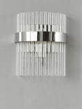 Laura Ashley Alexa Wall Light in Polished Nickel, UK version