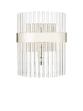 Laura Ashley Alexa Wall Light in Polished Nickel, UK version