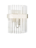 Laura Ashley Alexa Wall Light in Polished Nickel, UK version