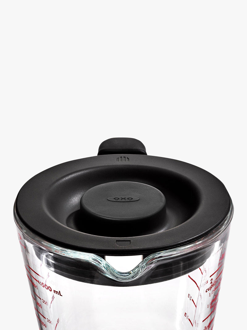 OXO glass measuring jug with lid 500ml - British product