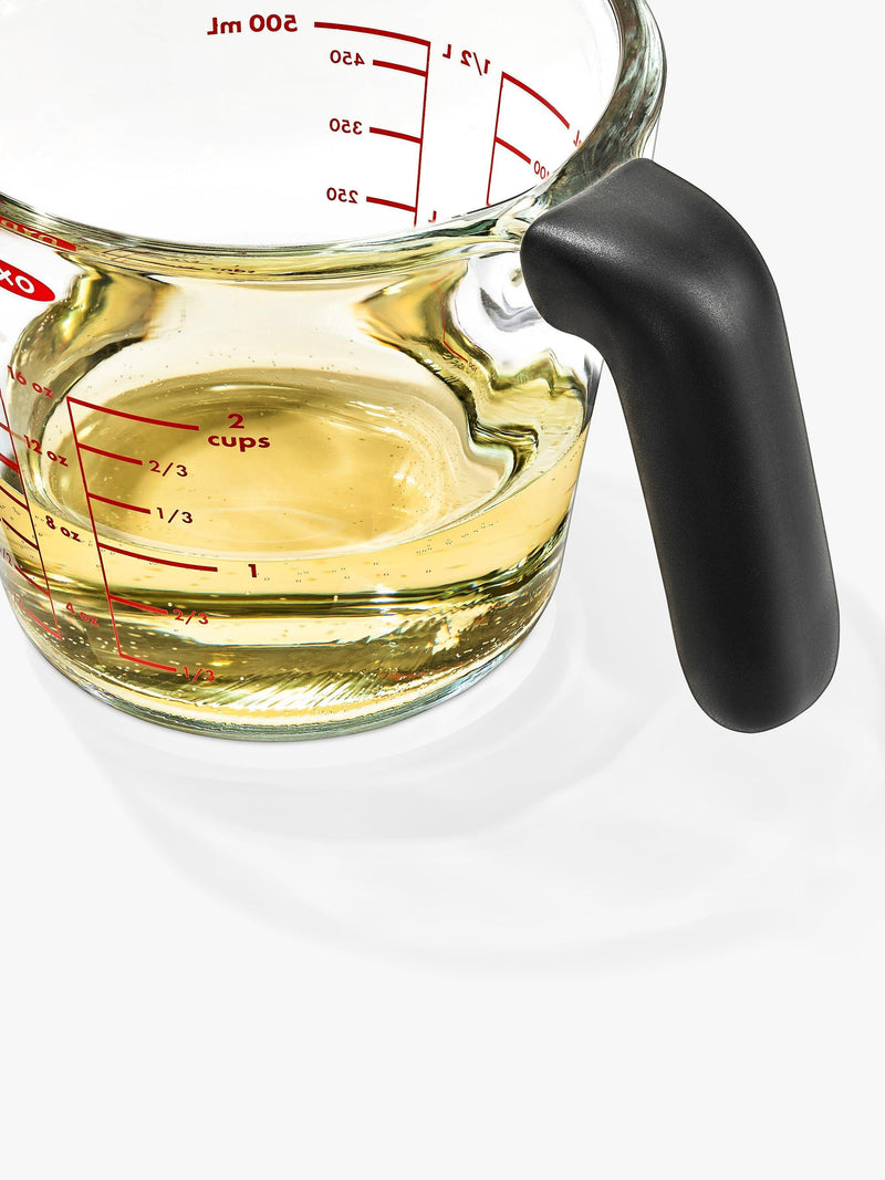 OXO glass measuring jug with lid 500ml - British product