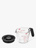 OXO glass measuring jug with lid 500ml - British product