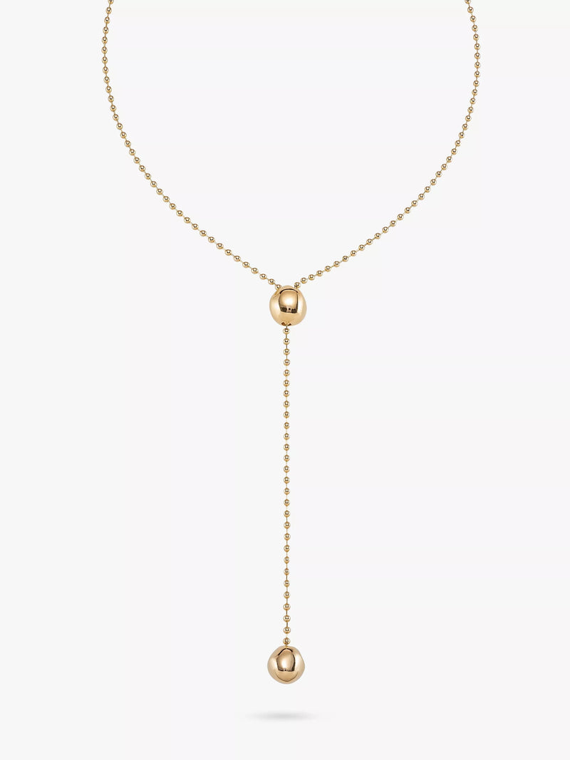 UNOde50 lange Y-Halskette vergoldet 98cm