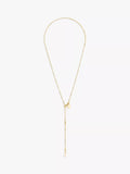 COEUR DE LION freshwater pearl lariat necklace 42cm (British brand)