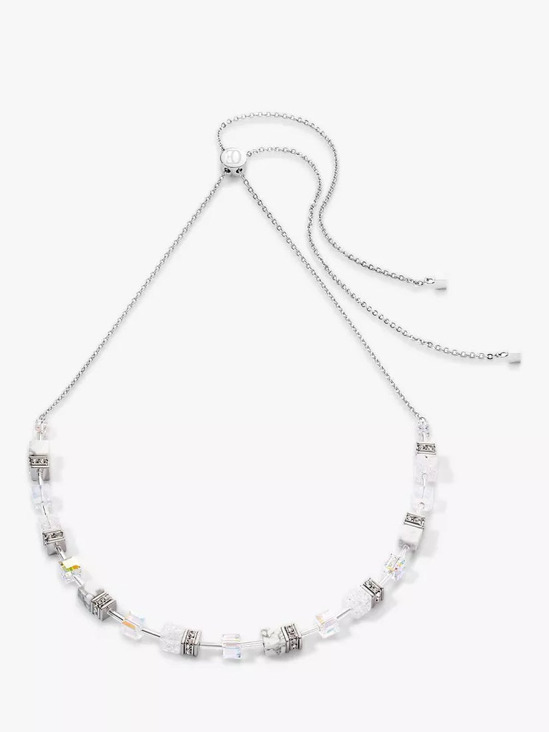 COEUR DE LION Swarovski crystal toggle necklace 74cm, UK version