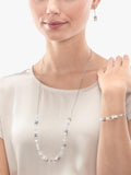 COEUR DE LION Swarovski crystal toggle necklace 74cm, UK version