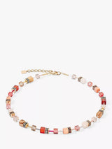 John Lewis COEUR DE LION Beaded Necklace Red/Multi- Buy online at McGrocer